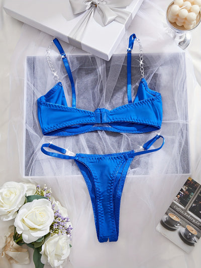 Lingerie Bleue Sexy