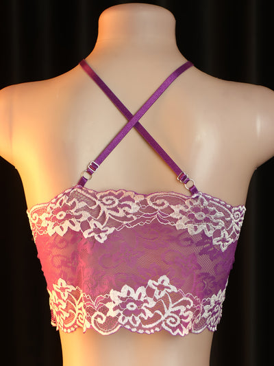 Lingerie Sexy Dentelle Violet