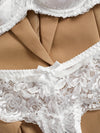 Ensemble Lingerie en Dentelle Entrejambe Ouverte