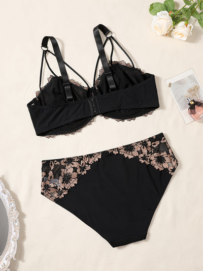 Ensemble Soutien-Gorge Culotte Grande Taille