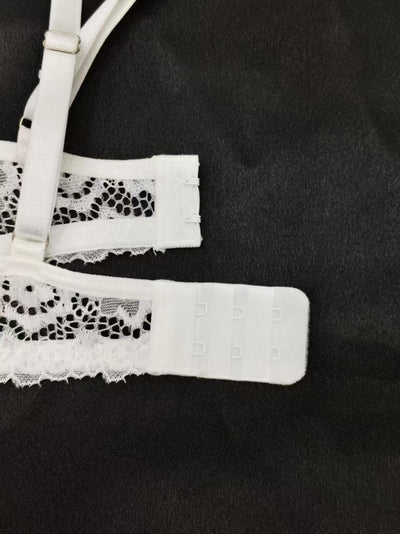 Soutien-Gorge Blanc Sexy Dentelle Ouvert