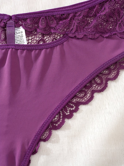 Ensemble Soutien-Gorge Brassière Violet Grande Taille
