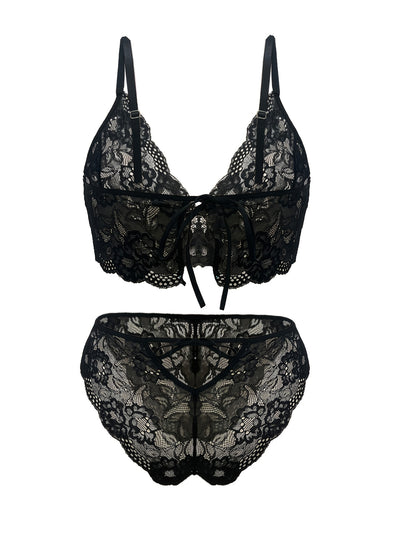 Ensemble Lingerie Grande Taille Dos Lacé