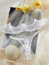 Ensemble Lingerie Blanche Dentelle