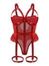 Body Dentelle Rouge Grande Taille