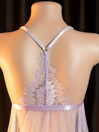 Robe Nuisette Rose Pâle