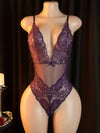 Body Femme Dentelle Violet