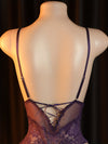 Body Femme Dentelle Violet