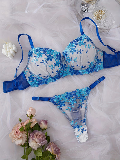 Lingerie Sexy Grande Taille Bleu