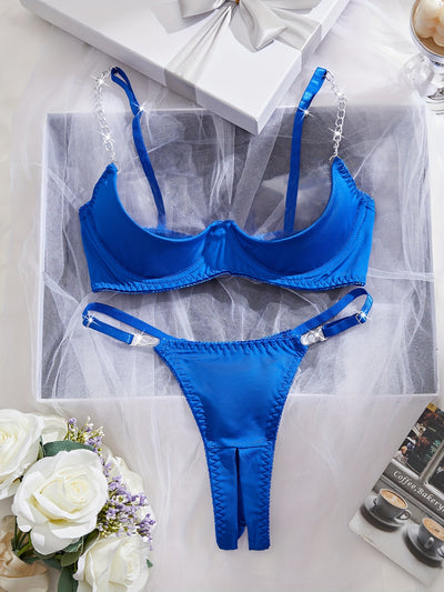 Lingerie Bleue Sexy