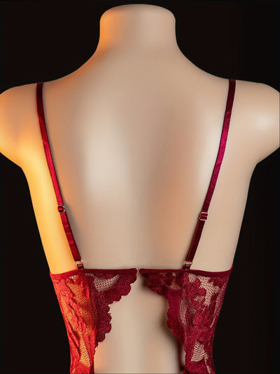 Body Sexy Échancré Bordeaux