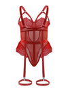 Body Dentelle Rouge Grande Taille