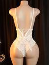 Body Blanc Dentelle Dos Nu