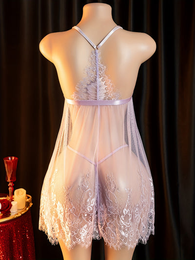 Robe Nuisette Rose Pâle