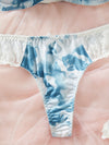 Ensemble Lingerie Bleu & Blanc Grande Taille
