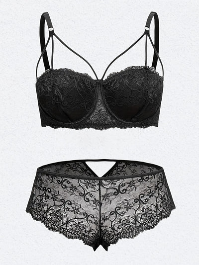 Ensemble de Lingerie Grande Taille en Dentelle