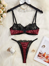 Lingerie Satin Bordeaux Vintage