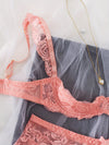 Ensemble Lingerie en Dentelle Entrejambe Ouverte