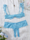Ensemble Lingerie en Dentelle Entrejambe Ouverte