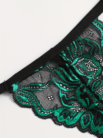 Ensemble Lingerie Porte-Jarretelle Grande Taille