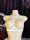 Soutien-Gorge Blanc Sexy Dentelle Ouvert