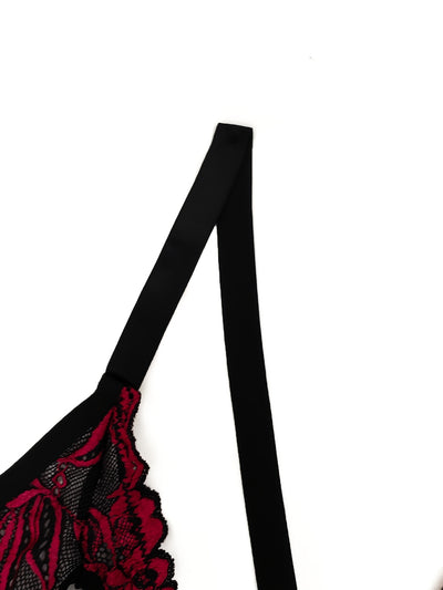 Body Sexy Rouge Grande Taille