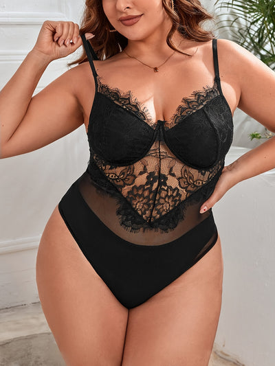 Body Dentelle Noir Grande Taille