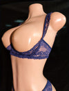 Ensemble Lingerie Dentelle Bleu
