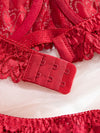Ensemble Soutien-Gorge Grande Taille Rouge