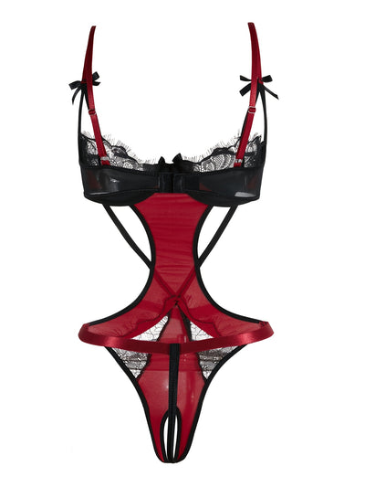 Body Dentelle Sexy Entrejambe Ouverte Grande Taille