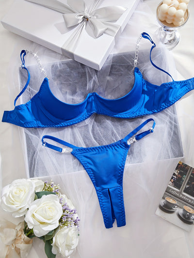 Lingerie Bleue Sexy