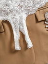 Ensemble Lingerie en Dentelle Entrejambe Ouverte