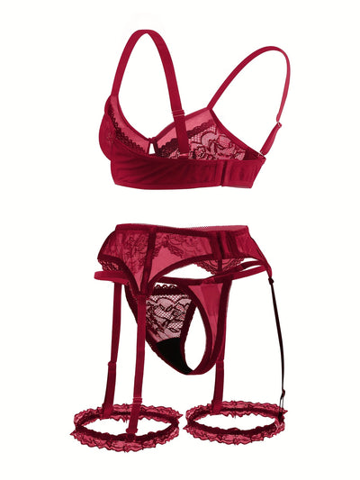 Lingerie Sexy Porte Jartelle