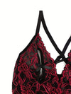 Body Sexy Rouge Grande Taille