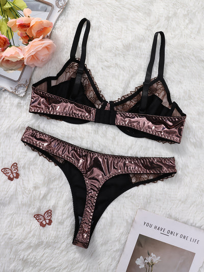Lingerie Satin Dentelle Grande Taille