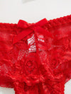 Ensemble Lingerie en Dentelle Entrejambe Ouverte