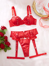 Ensemble de Lingerie Satinée
