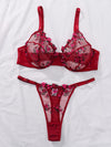 Ensemble Lingerie Rouge Grande Taille