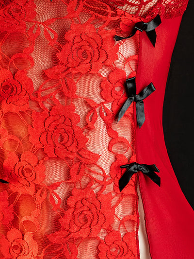 Lingerie Rouge Échancrée