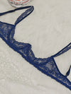 Ensemble Lingerie Dentelle Bleu