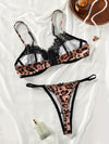 Ensemble Soutien-Gorge Léopard Dentelle