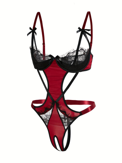 Body Dentelle Sexy Entrejambe Ouverte Grande Taille