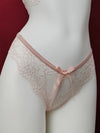 Ensemble Lingerie Dentelle Rose Pâle