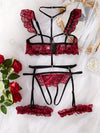 Ensemble de Lingerie en Dentelle avec Jarretières