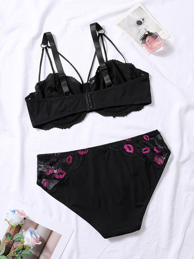 Ensemble Soutien-Gorge Culotte Grande Taille