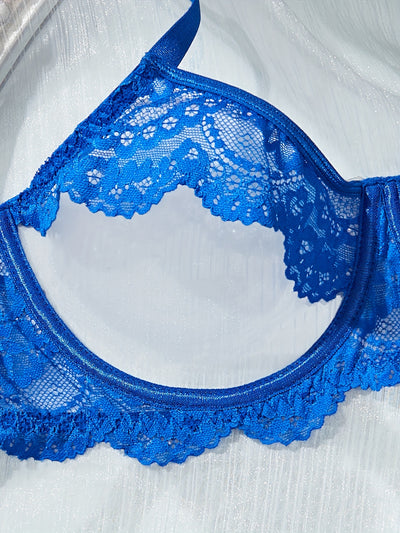 Ensemble Lingerie Grande Taille Bleu