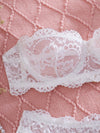 Ensemble Lingerie Dentelle Blanc Sexy