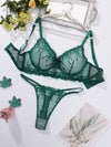 Ensemble Lingerie Grande Taille Vert