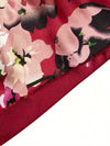 Ensemble Shorty Satin Pourpre Dentelle