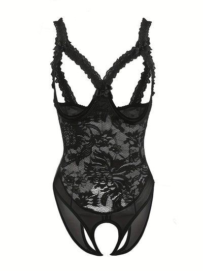 Body Dentelle Ouvert Entrejambe